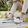 image:imageOrthoComfoot Mens Orthopedic SlipOn Loafers Walking Shoes Casual Canvas Plantar Fasciitis Loafers with Arch Support Comfortable Orthotic Shoes for Foot and Heel Pain ReliefW3light Grey
