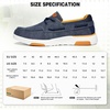 image:imageOrthoComfoot Mens Orthopedic SlipOn Loafers Walking Shoes Casual Canvas Plantar Fasciitis Loafers with Arch Support Comfortable Orthotic Shoes for Foot and Heel Pain ReliefW1denim