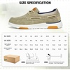 image:imageOrthoComfoot Mens Orthopedic SlipOn Loafers Walking Shoes Casual Canvas Plantar Fasciitis Loafers with Arch Support Comfortable Orthotic Shoes for Foot and Heel Pain ReliefW4khaki