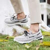 image:imageOrthoComfoot Mens Orthopedic SlipOn Loafers Walking Shoes Casual Canvas Plantar Fasciitis Loafers with Arch Support Comfortable Orthotic Shoes for Foot and Heel Pain ReliefW3light Grey