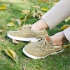 image:imageOrthoComfoot Mens Orthopedic SlipOn Loafers Walking Shoes Casual Canvas Plantar Fasciitis Loafers with Arch Support Comfortable Orthotic Shoes for Foot and Heel Pain ReliefW4khaki