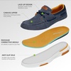 image:imageOrthoComfoot Mens Orthopedic SlipOn Loafers Walking Shoes Casual Canvas Plantar Fasciitis Loafers with Arch Support Comfortable Orthotic Shoes for Foot and Heel Pain ReliefW1denim