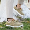 image:imageOrthoComfoot Mens Orthopedic SlipOn Loafers Walking Shoes Casual Canvas Plantar Fasciitis Loafers with Arch Support Comfortable Orthotic Shoes for Foot and Heel Pain ReliefW4khaki