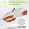 image:imageOrthoComfoot Mens Orthopedic SlipOn Loafers Walking Shoes Casual Comfortable Arch Support Slippers for Plantar Fasciitis Soft Canvas Orthotic Shoes for Foot and Heel Pain ReliefW3khaki