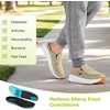 image:imageOrthoComfoot Mens Orthopedic SlipOn Loafers Walking Shoes Casual Comfortable Arch Support Slippers for Plantar Fasciitis Soft Canvas Orthotic Shoes for Foot and Heel Pain ReliefW3khaki