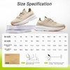 image:imageOrthoComfoot Mens Orthopedic SlipOn Loafers Walking Shoes Comfortable Casual Arch Support Plantar Fasciitis Thick Sneakers Breathable Work Tennis Orthotic Flat Feet Shoes for Foot Pain ReliefW2beige