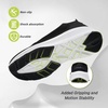 image:imageOrthoComfoot Mens Orthopedic SlipOn Loafers Walking Shoes Comfortable Casual Arch Support Plantar Fasciitis Thick Sneakers Breathable Work Tennis Orthotic Flat Feet Shoes for Foot Pain ReliefW1black