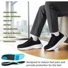 image:imageOrthoComfoot Mens Orthopedic SlipOn Loafers Walking Shoes Comfortable Casual Arch Support Plantar Fasciitis Thick Sneakers Breathable Work Tennis Orthotic Flat Feet Shoes for Foot Pain ReliefW1black