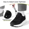 image:imageOrthoComfoot Mens Orthopedic SlipOn Loafers Walking Shoes Comfortable Casual Arch Support Plantar Fasciitis Thick Sneakers Breathable Work Tennis Orthotic Flat Feet Shoes for Foot Pain ReliefW1black