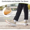 image:imageOrthoComfoot Mens Orthopedic SlipOn Loafers Walking Shoes Comfortable Casual Arch Support Plantar Fasciitis Thick Sneakers Breathable Work Tennis Orthotic Flat Feet Shoes for Foot Pain ReliefW2beige