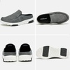 image:imageOrthoComfoot Mens Orthopedic SlipOn Loafers Walking Shoes with Arch Support Casual Plantar Fasciitis Slippers for Flat Feet Comfortable Orthotic Shoes for Foot and Heel Pain ReliefW7dark Grey