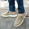 image:imageOrthoComfoot Mens Orthopedic SlipOn Loafers Walking Shoes with Arch Support Casual Plantar Fasciitis Slippers for Flat Feet Comfortable Orthotic Shoes for Foot and Heel Pain ReliefW3khaki