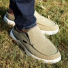 image:imageOrthoComfoot Mens Orthopedic SlipOn Loafers Walking Shoes with Arch Support Casual Plantar Fasciitis Slippers for Flat Feet Comfortable Orthotic Shoes for Foot and Heel Pain ReliefW3khaki