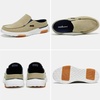 image:imageOrthoComfoot Mens Orthopedic SlipOn Loafers Walking Shoes with Arch Support Casual Plantar Fasciitis Slippers for Flat Feet Comfortable Orthotic Shoes for Foot and Heel Pain ReliefW3khaki