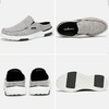 image:imageOrthoComfoot Mens Orthopedic SlipOn Loafers Walking Shoes with Arch Support Casual Plantar Fasciitis Slippers for Flat Feet Comfortable Orthotic Shoes for Foot and Heel Pain ReliefW4light Grey