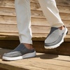 image:imageOrthoComfoot Mens Orthopedic SlipOn Loafers Walking Shoes with Arch Support Casual Plantar Fasciitis Slippers for Flat Feet Comfortable Orthotic Shoes for Foot and Heel Pain ReliefW10grey