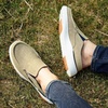image:imageOrthoComfoot Mens Orthopedic SlipOn Loafers Walking Shoes with Arch Support Casual Plantar Fasciitis Slippers for Flat Feet Comfortable Orthotic Shoes for Foot and Heel Pain ReliefW3khaki