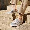 image:imageOrthoComfoot Mens Orthopedic SlipOn Loafers Walking Shoes with Arch Support Casual Plantar Fasciitis Slippers for Flat Feet Comfortable Orthotic Shoes for Foot and Heel Pain ReliefW8silvery Grey