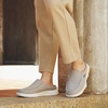 image:imageOrthoComfoot Mens Orthopedic SlipOn Loafers Walking Shoes with Arch Support Casual Plantar Fasciitis Slippers for Flat Feet Comfortable Orthotic Shoes for Foot and Heel Pain ReliefW8silvery Grey