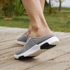 image:imageOrthoComfoot Mens Orthopedic SlipOn Loafers Walking Shoes with Arch Support Comfortable Orthotic Shoes for Plantar Fasciitis Casual Flat Feet Slippers for Foot and Heel Pain ReliefW3gray