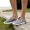 image:imageOrthoComfoot Mens Orthopedic SlipOn Loafers Walking Shoes with Arch Support Comfortable Orthotic Shoes for Plantar Fasciitis Casual Flat Feet Slippers for Foot and Heel Pain ReliefW3gray
