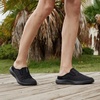 image:imageOrthoComfoot Mens Orthopedic SlipOn Loafers Walking Shoes with Arch Support Comfortable Orthotic Shoes for Plantar Fasciitis Casual Flat Feet Slippers for Foot and Heel Pain ReliefW1black