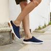 image:imageOrthoComfoot Mens Orthopedic SlipOn Loafers Walking Shoes with Arch Support Comfortable Orthotic Shoes for Plantar Fasciitis Casual Flat Feet Slippers for Foot and Heel Pain ReliefW2blue