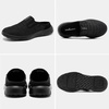 image:imageOrthoComfoot Mens Orthopedic SlipOn Loafers Walking Shoes with Arch Support Comfortable Orthotic Shoes for Plantar Fasciitis Casual Flat Feet Slippers for Foot and Heel Pain ReliefW1black