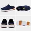 image:imageOrthoComfoot Mens Orthopedic SlipOn Loafers Walking Shoes with Arch Support Comfortable Orthotic Shoes for Plantar Fasciitis Casual Flat Feet Slippers for Foot and Heel Pain ReliefW2blue