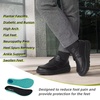 image:imageOrthoComfoot Mens Orthopedic Wide Leather Dress Walking Shoes Diabetic Plantar Fasciitis Arch Support Comfortable Sneakers Business Work Adjustable Fit Orthotic Casual Heel Foot Pain Relief OxfordsK1black