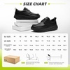 image:imageOrthoComfoot Mens Orthopedic Wide Leather Dress Walking Shoes Diabetic Plantar Fasciitis Arch Support Comfortable Sneakers Business Work Adjustable Fit Orthotic Casual Heel Foot Pain Relief OxfordsK1black