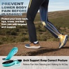 image:imageOrthoComfoot Mens Orthopedic Wide Toe Plantar Fasciitis Shoes Comfortable High Arch Support Trail Running Shoes for Walking amp Hiking Orthotic Tennis Sneakers Relief Flat Feet Feet PainW2blue Brown