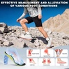 image:imageOrthoComfoot Mens Orthopedic Wide Trail Hiking Shoes Comfortable Arch Support Plantar Fasciitis Orthotic Casual Walking Shoes Breathable AllTerrain NonSlip Sneakers for Foot and Heel Pain ReliefK2white