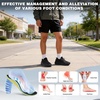 image:imageOrthoComfoot Mens Orthopedic Wide Trail Hiking Shoes Comfortable Arch Support Plantar Fasciitis Orthotic Casual Walking Shoes Breathable AllTerrain NonSlip Sneakers for Foot and Heel Pain ReliefK1black