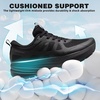 image:imageOrthoComfoot Mens Orthopedic Wide Trail Hiking Shoes Comfortable Arch Support Plantar Fasciitis Orthotic Casual Walking Shoes Breathable AllTerrain NonSlip Sneakers for Foot and Heel Pain ReliefK1black