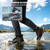 image:imageOrthoComfoot Mens Orthopedic Wide Waterproof Hiking Boots Comfortable Arch Support for Plantar Fasciitis Trail Running ShoesOrthotic NonSlip Work Mid Ankle Boots for Foot and Heel Pain ReliefK1brown