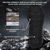 image:imageOrthoComfoot Mens Orthopedic Wide Waterproof Hiking Boots Comfortable Plantar Fasciitis Ankle Support Walking Shoes Casual Orthotic Non Slip Ankle Boots for Foot Heel Pain ReliefK1black