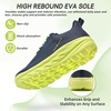 image:imageOrthoComfoot Orthopedic Diabetic Mens Wide Shoes Comfortable Arch Support Running Sneakers Plantar Fasciitis Wide Toe Box Work Tennis Outdoor Walking Shoes for Swollen Feet Heel PainK3dark Blue