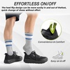 image:imageOrthoComfoot Orthopedic Diabetic Mens Wide Shoes Comfortable Arch Support Running Sneakers Plantar Fasciitis Wide Toe Box Work Tennis Outdoor Walking Shoes for Swollen Feet Heel PainK1black