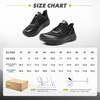 image:imageOrthoComfoot Orthopedic Diabetic Mens Wide Shoes Comfortable Arch Support Running Sneakers Plantar Fasciitis Wide Toe Box Work Tennis Outdoor Walking Shoes for Swollen Feet Heel PainK1black