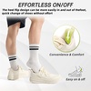 image:imageOrthoComfoot Orthopedic Diabetic Mens Wide Shoes Comfortable Arch Support Running Sneakers Plantar Fasciitis Wide Toe Box Work Tennis Outdoor Walking Shoes for Swollen Feet Heel PainK2beige