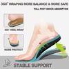 image:imageOrthoComfoot Plantar Fasciitis Orthotic Insoles  Comfortable High Arch Support Inserts for Women amp Men 220lbs Heavy Duty Cushion Pain Relief Shoe Insole for Flat Feet  Arch Pain  Heel Pain WorkBrown