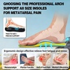 image:imageOrthoComfoot Wide Metatarsal Inserts for Men amp Women Comfortable Breathable Arch Support Work Boot Orthopedic Insoles for Wide Feet Flat Feet Plantar Fasciitis for Foot Size 11 Men13 WomenW1black