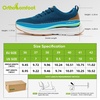 image:imageOrthoComfoot Womens Arch Support Orthopedic Walking SneakersW3blue