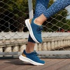 image:imageOrthoComfoot Womens Arch Support Orthopedic Walking SneakersW3blue