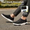 image:imageOrthoComfoot Womens Orthopedic Arch Support SlipOn Loafers Comfortable Plantar Fasciitis Orthotic Walking Shoes for Flat Feet Relief Foot amp Heel Pain Casual Comfort ShoesW8black