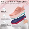 image:imageOrthoComfoot Womens Orthopedic Diabetic Wide Running Shoes Comfortable Casual Arch Support Plantar Fasciitis Fashion Sneakers High Arch Work Tennis Walking ShoesK5orange