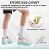 image:imageOrthoComfoot Womens Orthopedic Diabetic Wide Running Shoes Comfortable Casual Arch Support Plantar Fasciitis Fashion Sneakers High Arch Work Tennis Walking ShoesK2pink White