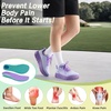 image:imageOrthoComfoot Womens Orthopedic Diabetic Wide Running Shoes Comfortable Casual Arch Support Plantar Fasciitis Fashion Sneakers High Arch Work Tennis Walking ShoesK4purple
