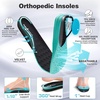image:imageOrthoComfoot Womens Orthopedic Diabetic Wide Running Shoes Comfortable Casual Arch Support Plantar Fasciitis Fashion Sneakers High Arch Work Tennis Walking ShoesK6black Purple